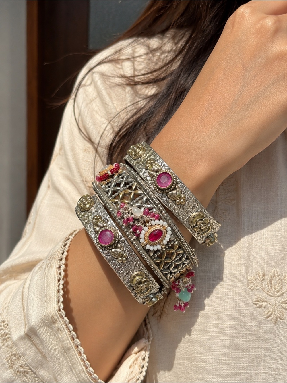 925 bracelet stack - Picture 1 of 3